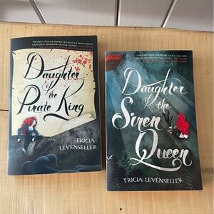 $20 SALE Set of 2 Daughter of Pirate King & Siren Queen Teen Paperback Books